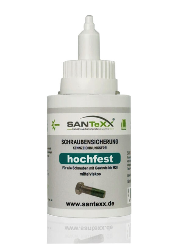 Santexx Schraubensicherung grün, hochfest, mittelviskos